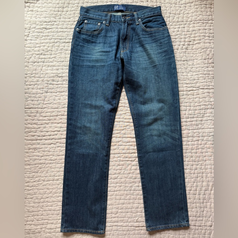 GAP Straight Dark Denim Jeans - Men’s 28 x 30